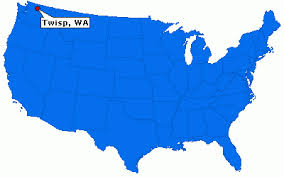 Map of Twisp in USA